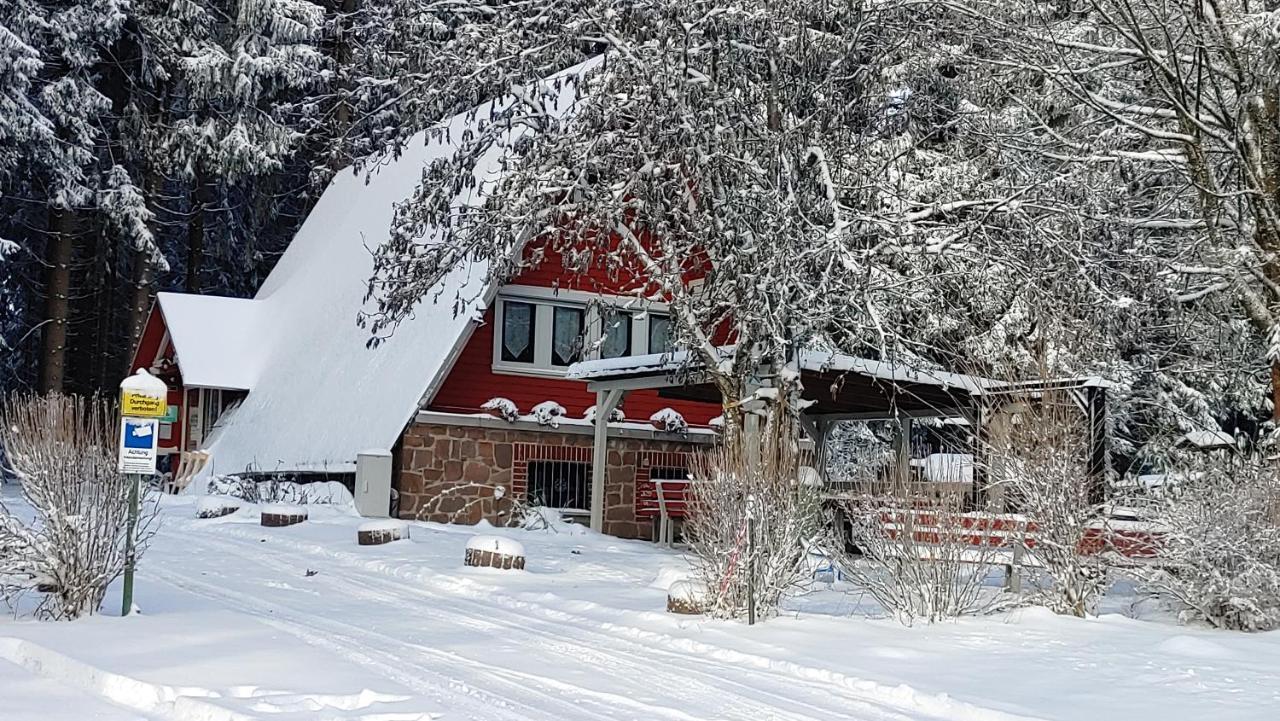 Villa Wanderhuette Zum Bernhardsthal Extérieur photo